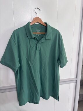 L.L. Bean Men's Green Polo Shirt